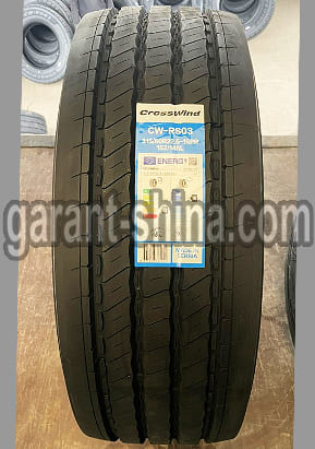 Cross Wind CW-RS03 (рулевая) 295/60 R22.5 150/147L 16PR - Фото протектора с этикеткой